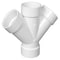 Charlotte Pipe And Foundry Charlotte Pipe Schedule 40 4 in. Hub X 4 in. D Hub PVC 15 in. Double Wye 1 pk PVC006111200 - alternate 1